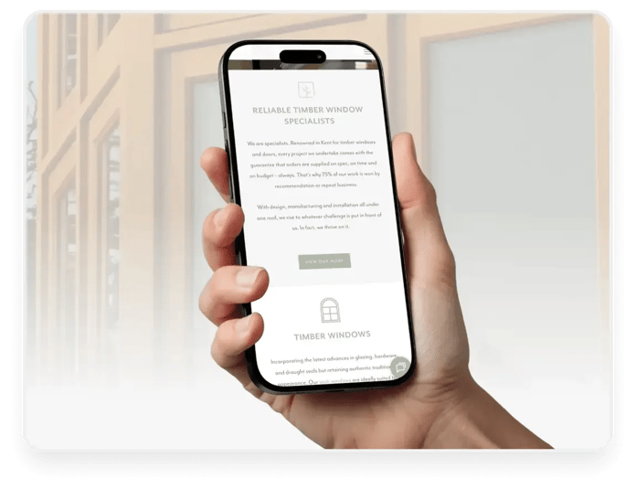 Andrew Jaynes Website On Mobile