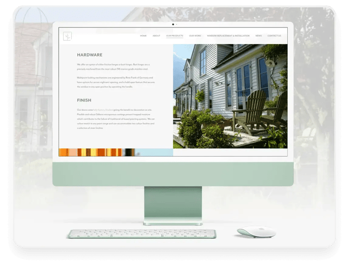 Andrew Jaynes Products on Laptop