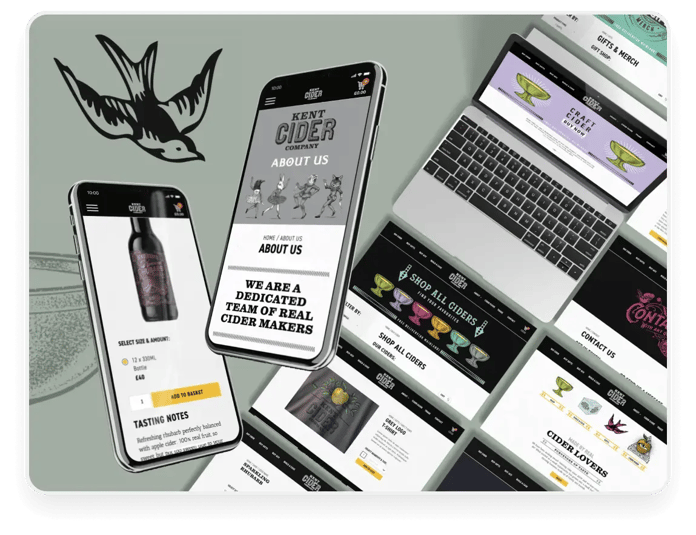 Kent Cider Branding