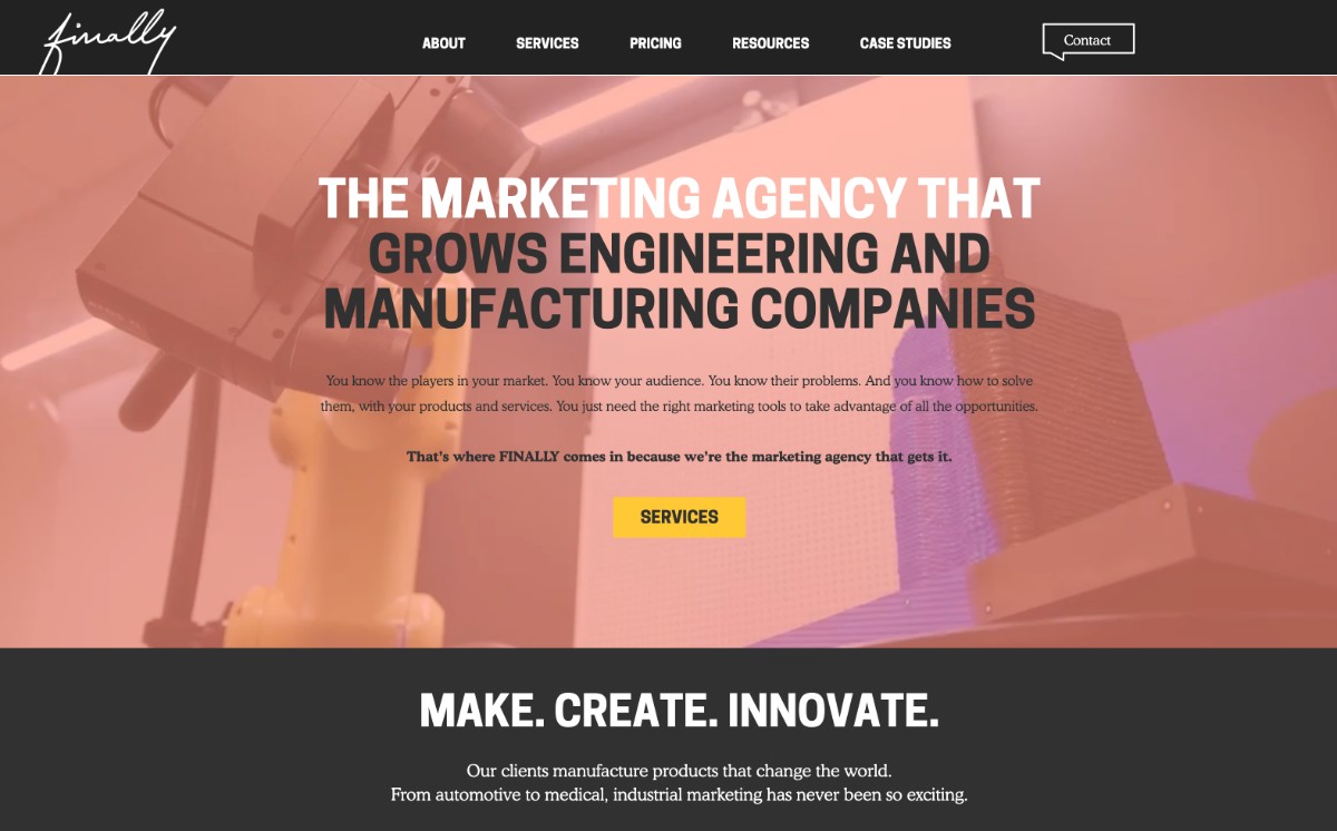 finally-agency-homepage